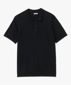 Polo manches courtes en maille de coton homme